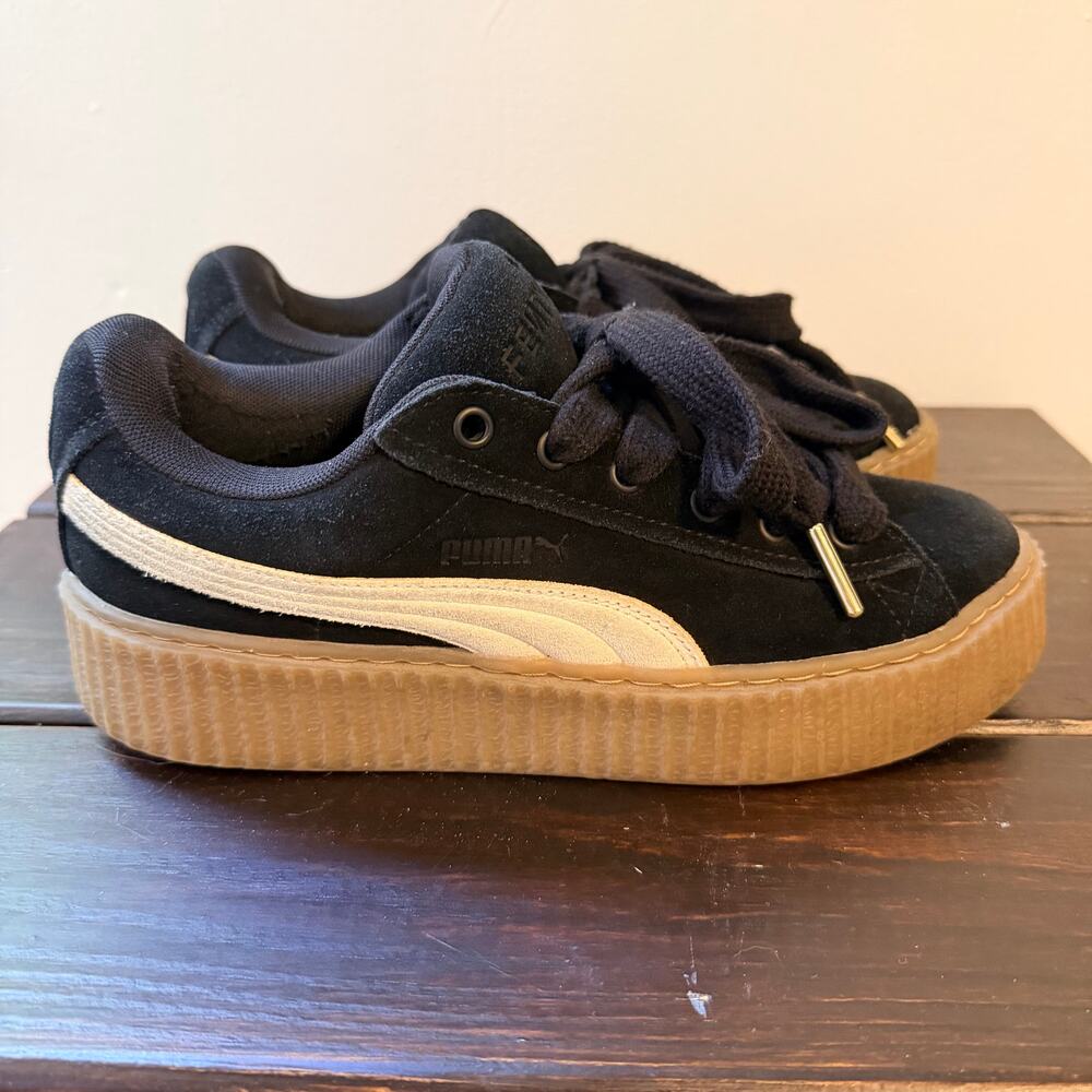 Fenty x Puma Creeper Phatty Black Warm White Women's Size 9